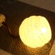 Applique tulipe vintage en verre de Clichy
