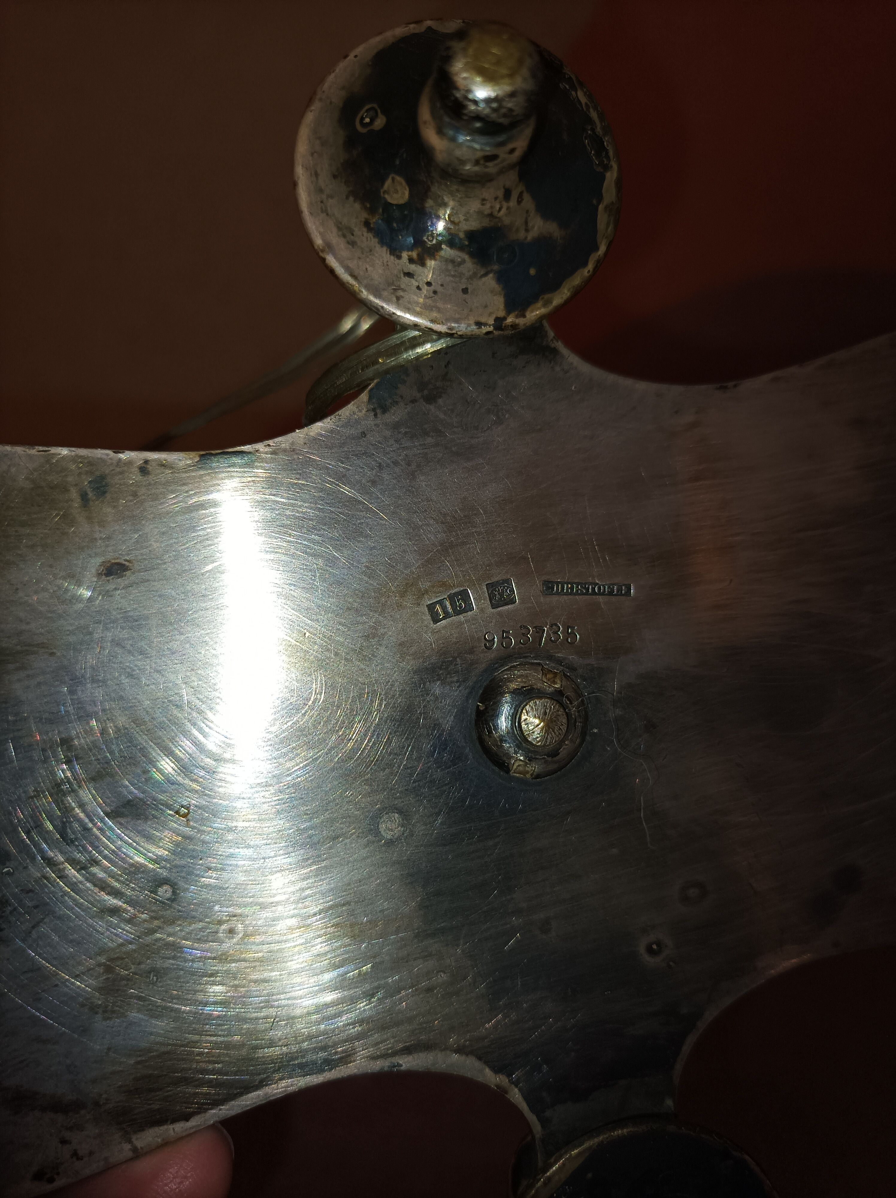 Artdeco lamp signed christofle