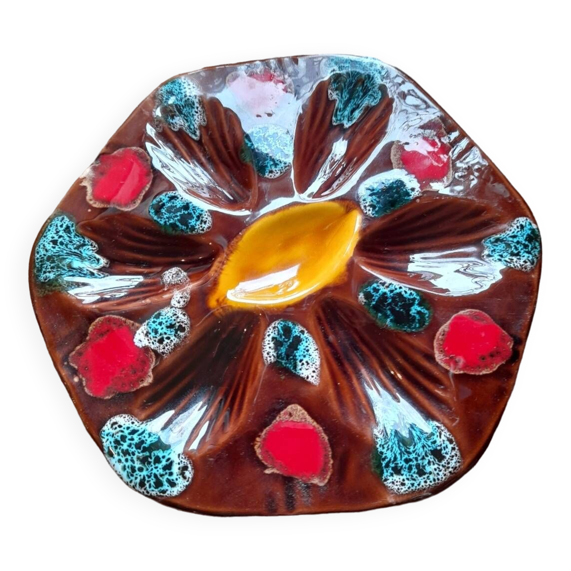 Vallauris oyster plate