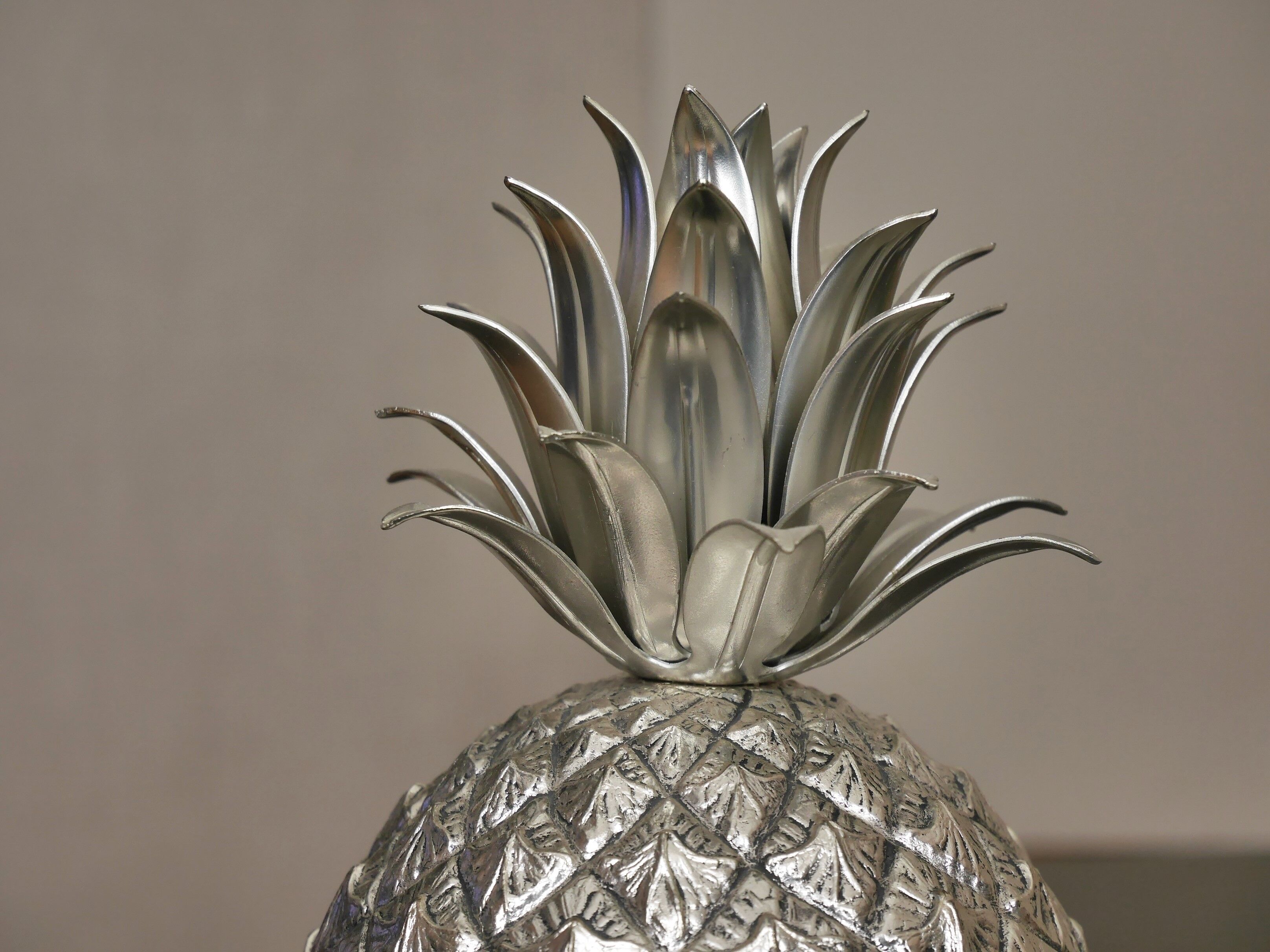 Pineapple M Manetti silver metal ice bucket 1970