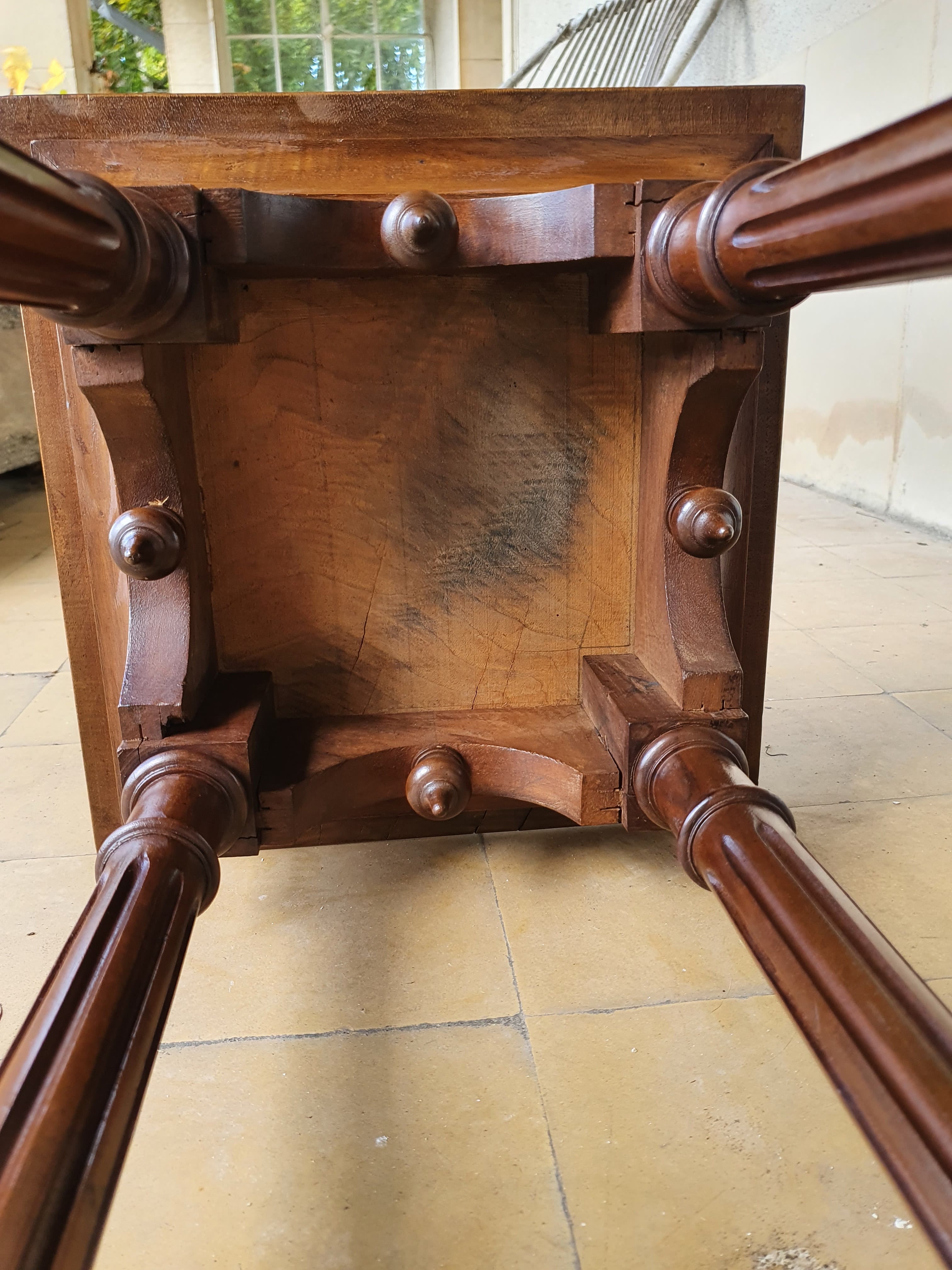 Large Neo-Gothic walnut harness, France, 19th