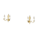 Pair of Regency style wall lamps