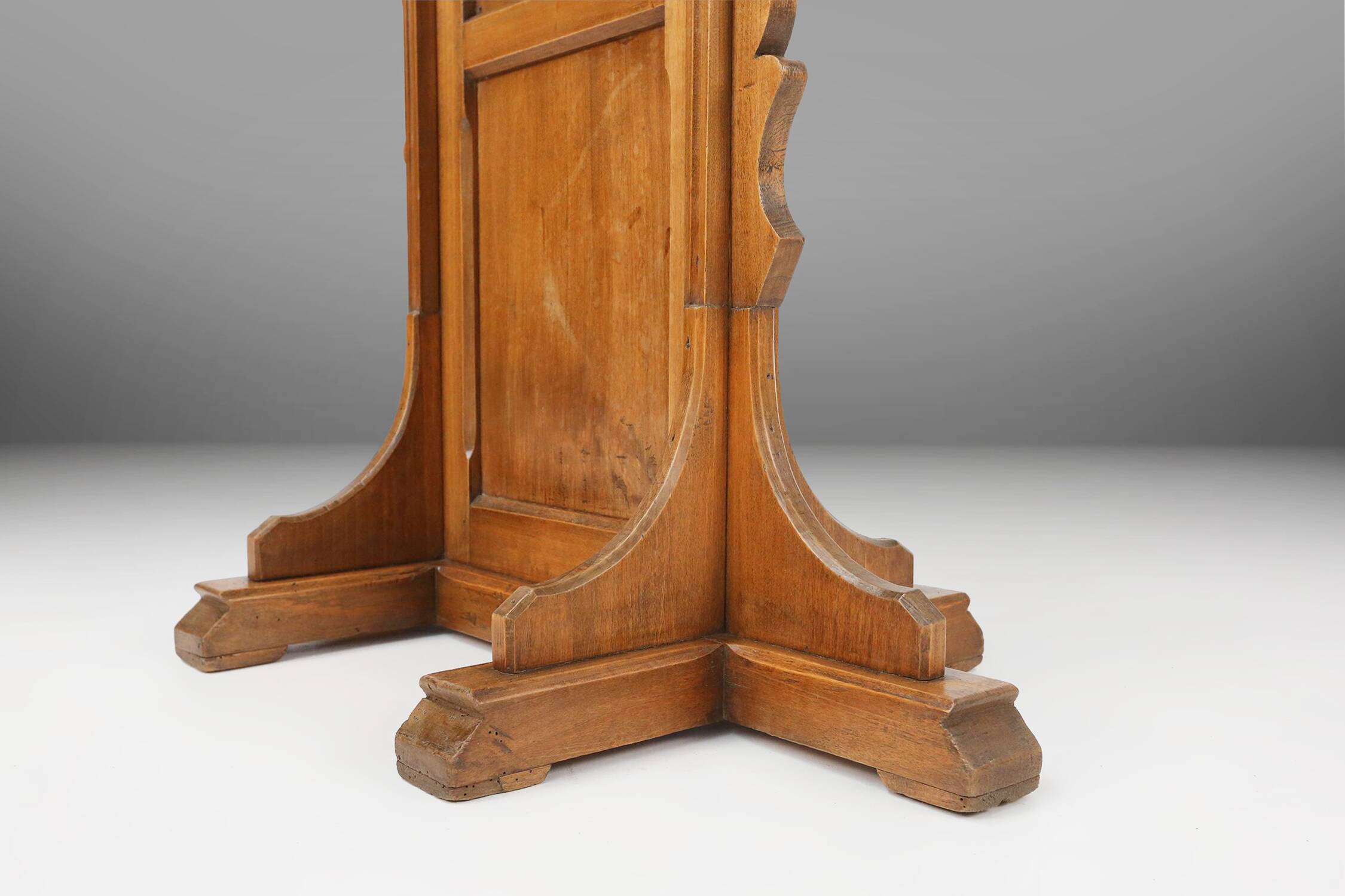 Church Console in solid wood, France ca. 1900