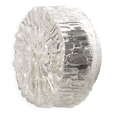 Molded glass ceiling light 1960s