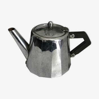 Ancient Chromdim teapot in silver chrome metal