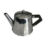 Ancient Chromdim teapot in silver chrome metal