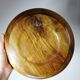 Teak or acacia wood bowl, vintage craftsmanship from the 70s-2000s