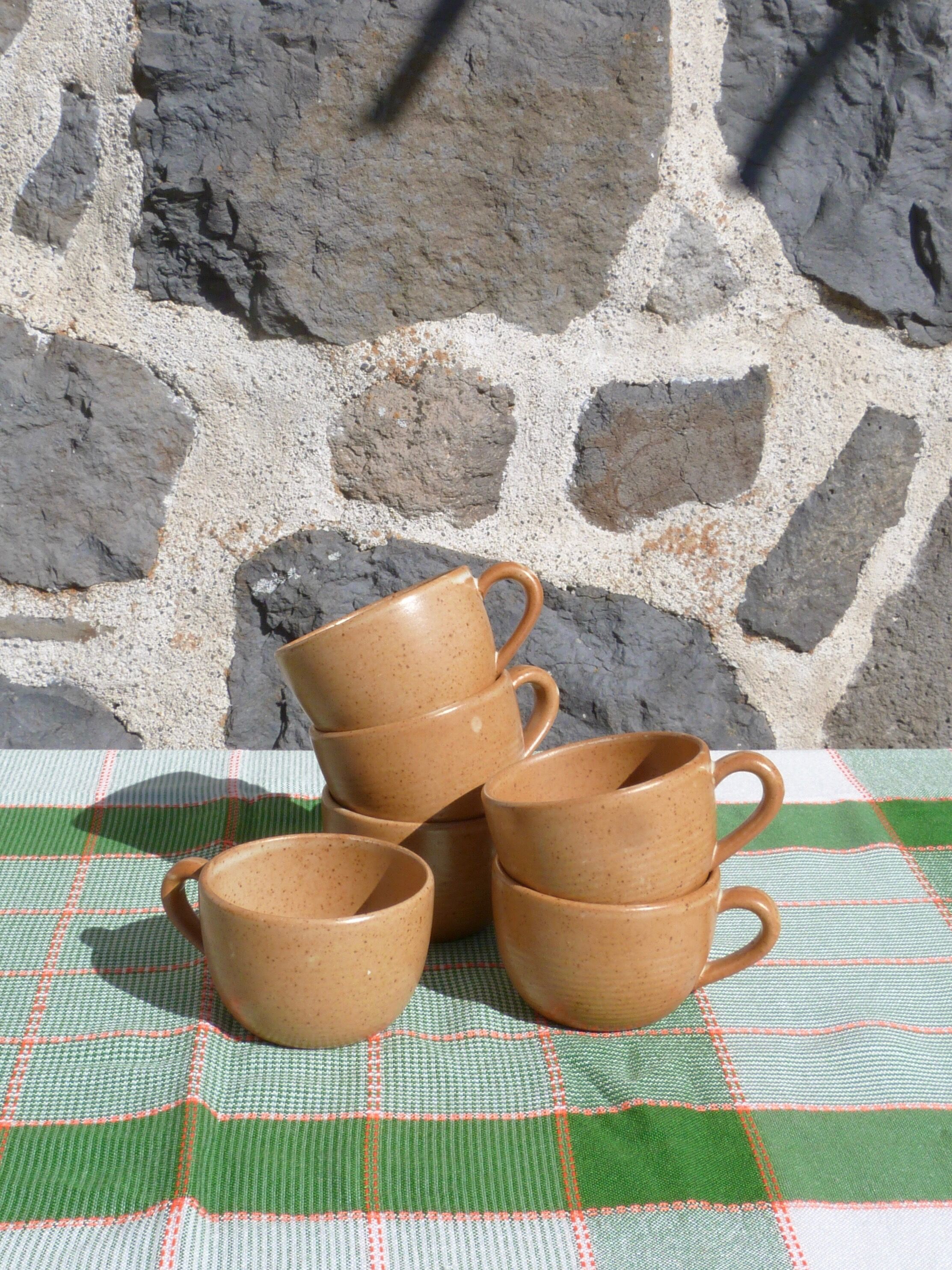 Set de 6 tasses CNP Grès Village