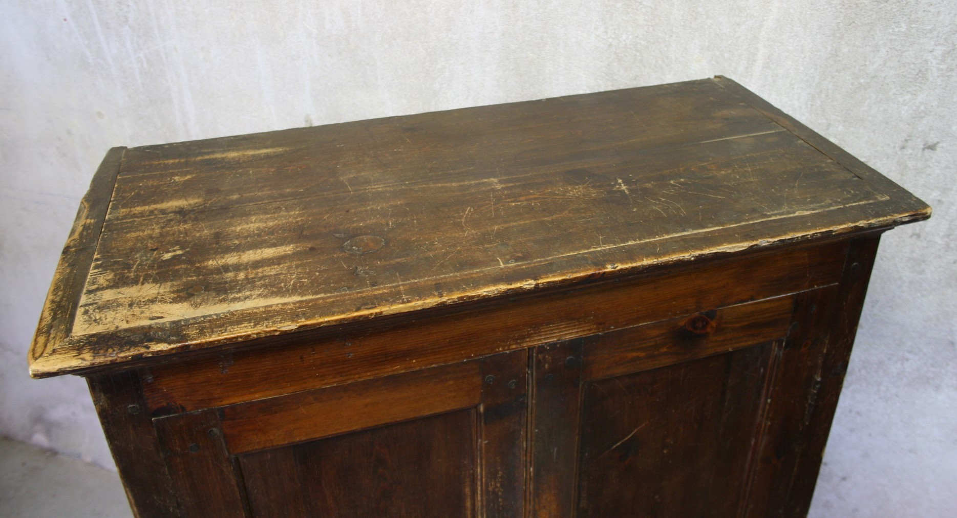 Antique solid wood cabinet