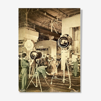 Photograph of a film crew at Simca