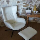 Armchair and pouf