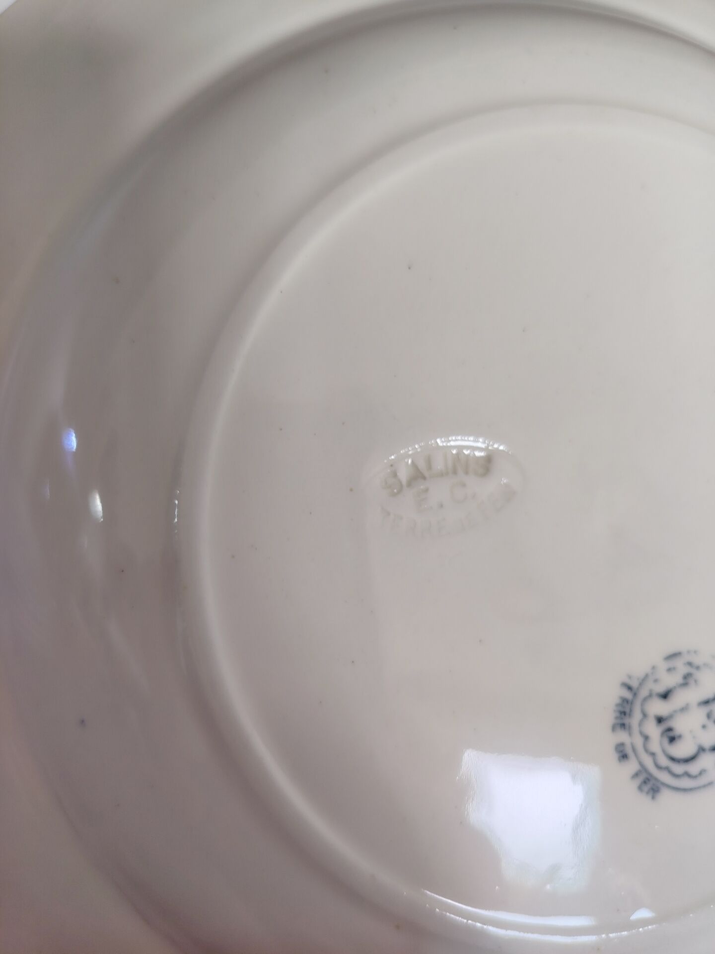 Deep plates ironstone Saussure