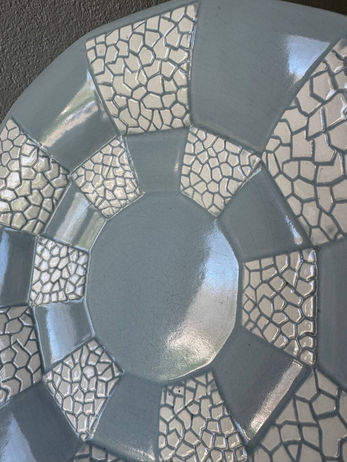 Art Deco ceramic footed dish