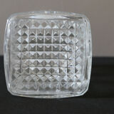 Chiseled glass whisky carafe, 1970s