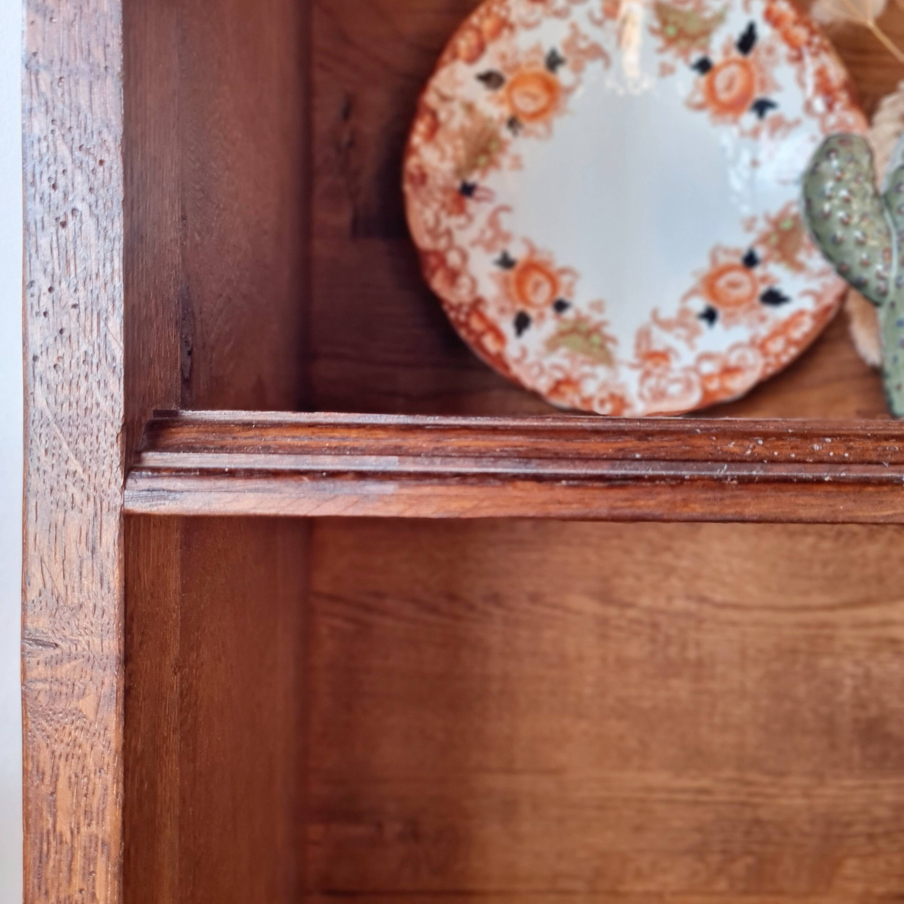 Ancient library in solid wood