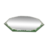 Large bevelled octagonal mirror to be placed, 1940s.