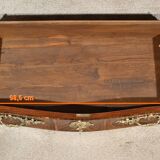 Tomb Commode in Violet Wood Marquetry, Transition Louis XIV / Louis XV style – 1st Par