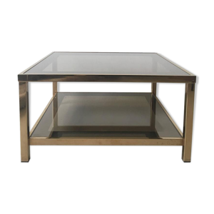 Table basse rectangulaire plaquée