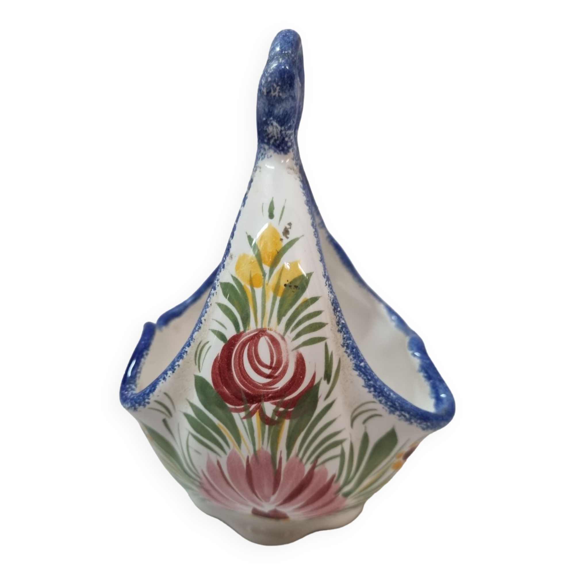 Flower pot HB HENRIOT Quimper, 1980