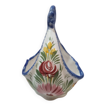 Flower pot HB HENRIOT Quimper, 1980