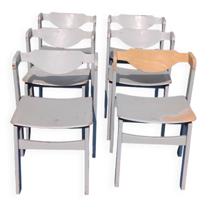 6 chaise vintage design - scandinave