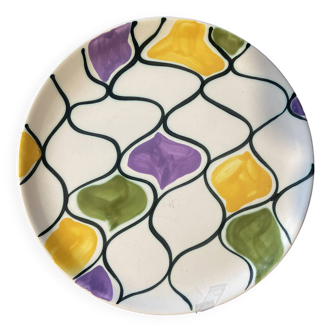 MBA Pornic Harlequin plate from the 50s