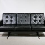 Mid-Century Design Leather Set – Sofa & Armchairs 1960s
