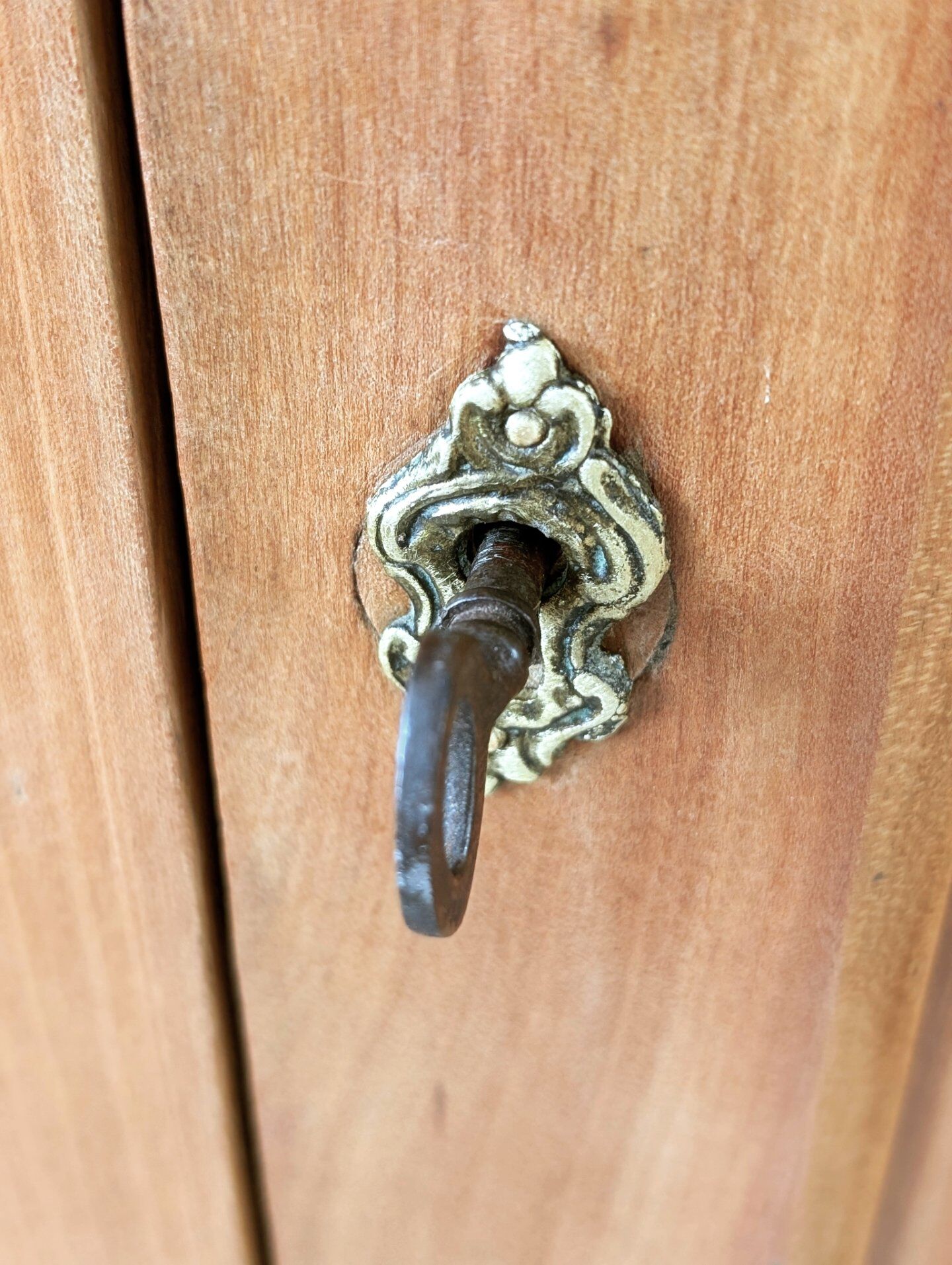 Antique solid wood sideboard