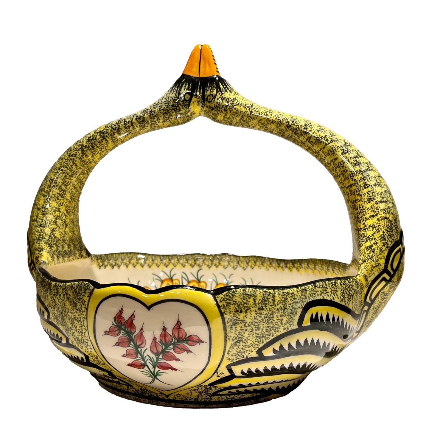 Henriot ceramic basket