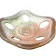 Large handcrafted glass bowl / fruit bowl / centerpiece