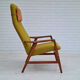 Alf Svensson, 60s, armchair model Kontur, completely restored, furniture wool