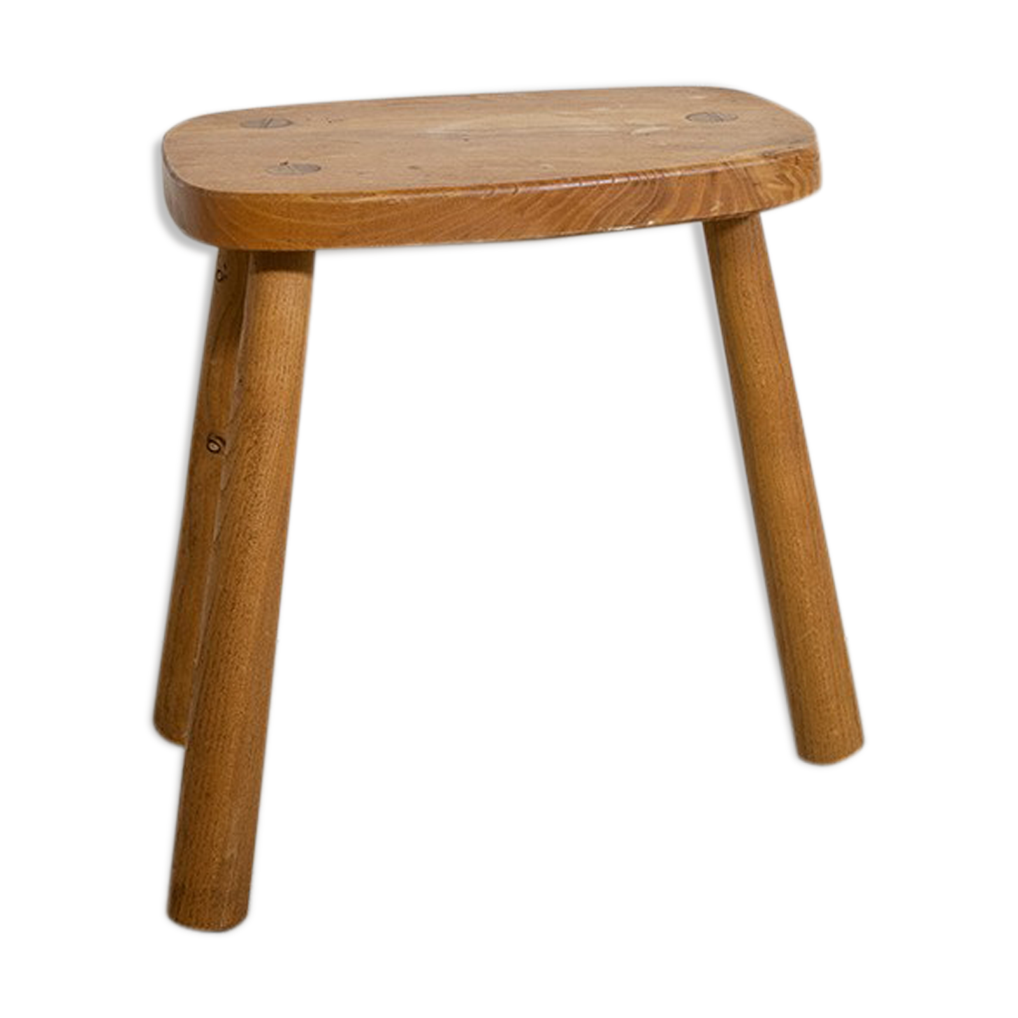 Tabouret tripode en orme