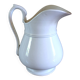 White faience pitcher Swan Saint Amand