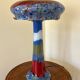 XL glass mushroom lamp