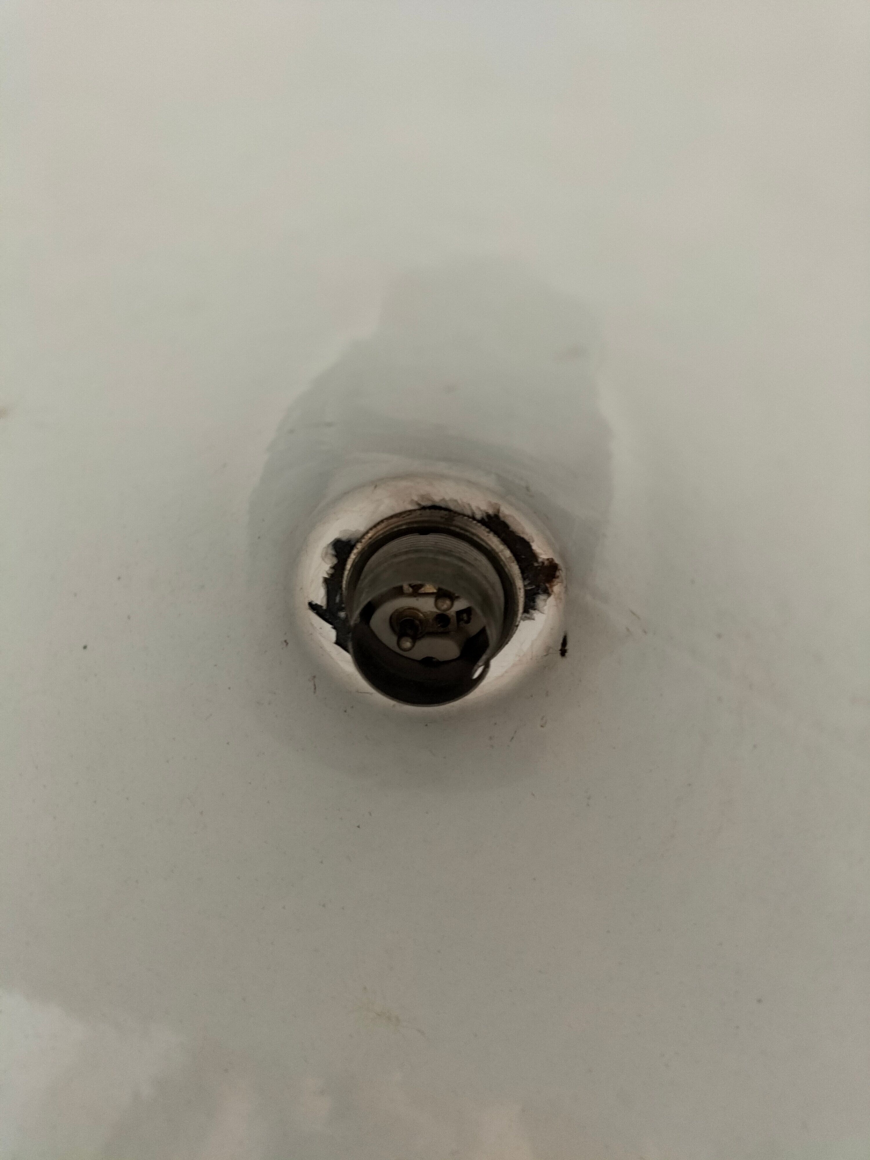 Pair of industrial hanging lamps