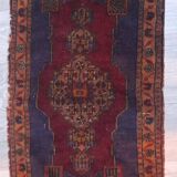 L'âme d'Anatolie : Tapis Tribal Violet Aubergine