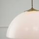 Italian Space Age Pendant in Brass and Acrylic Glass, 1970s