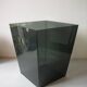 Gray plexiglass waste paper basket 30 cm