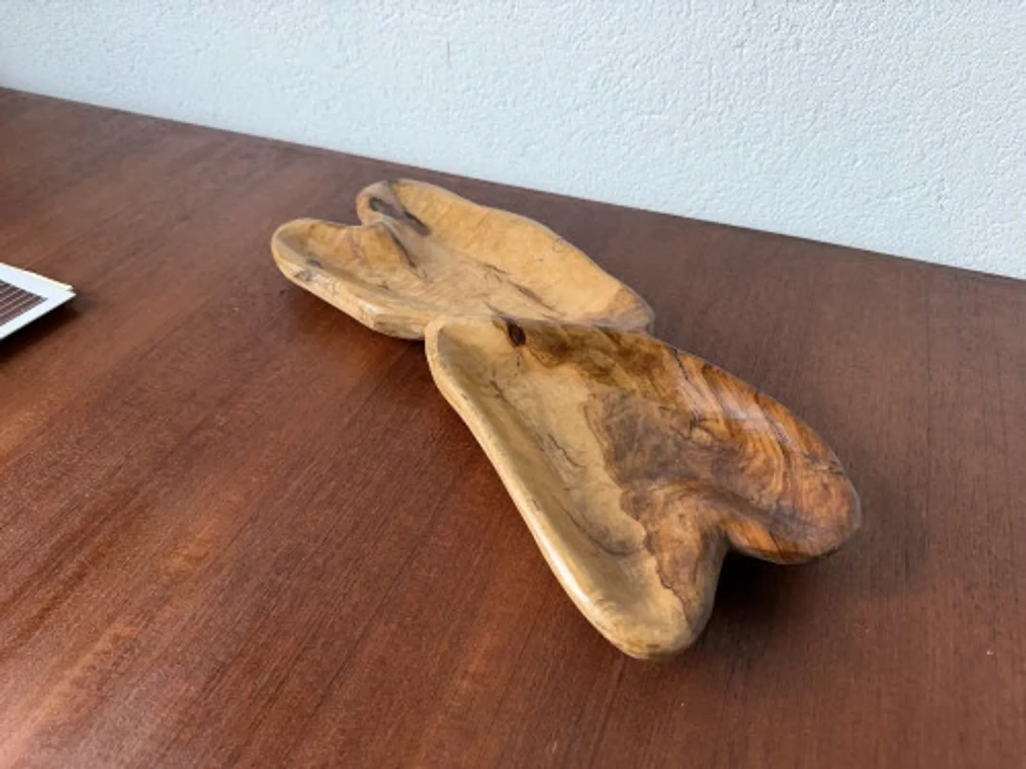 Olive wood dish, 1970s