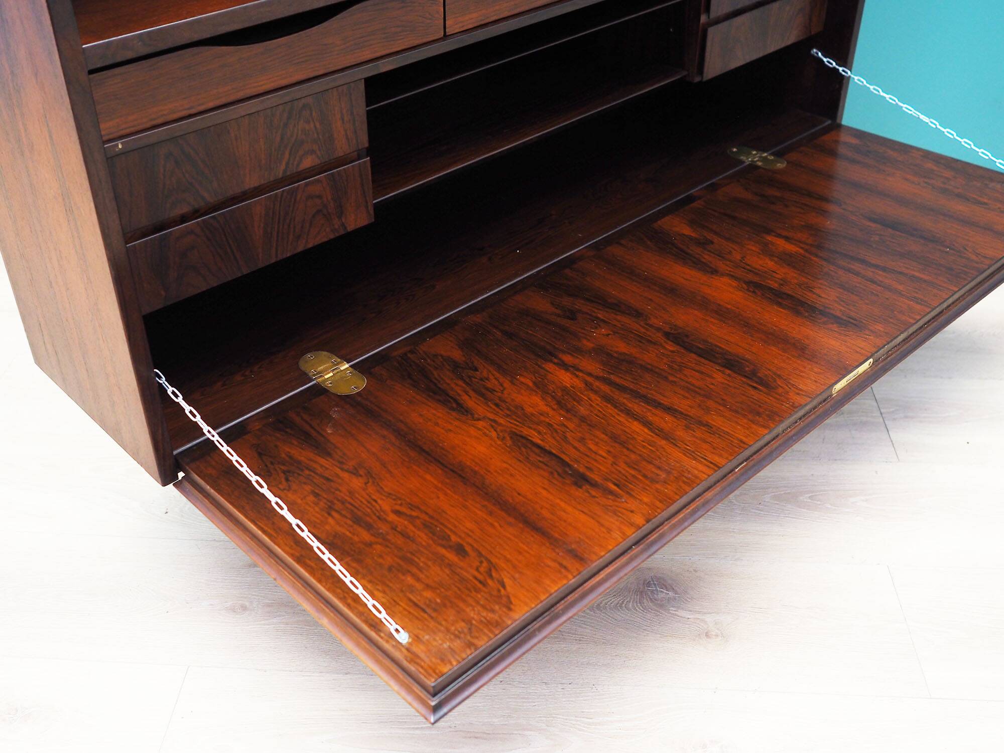 Rosewood bookcase, Danish design, 1970s, manufacturer: Omann Jun