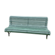 Wood and metal garden bench