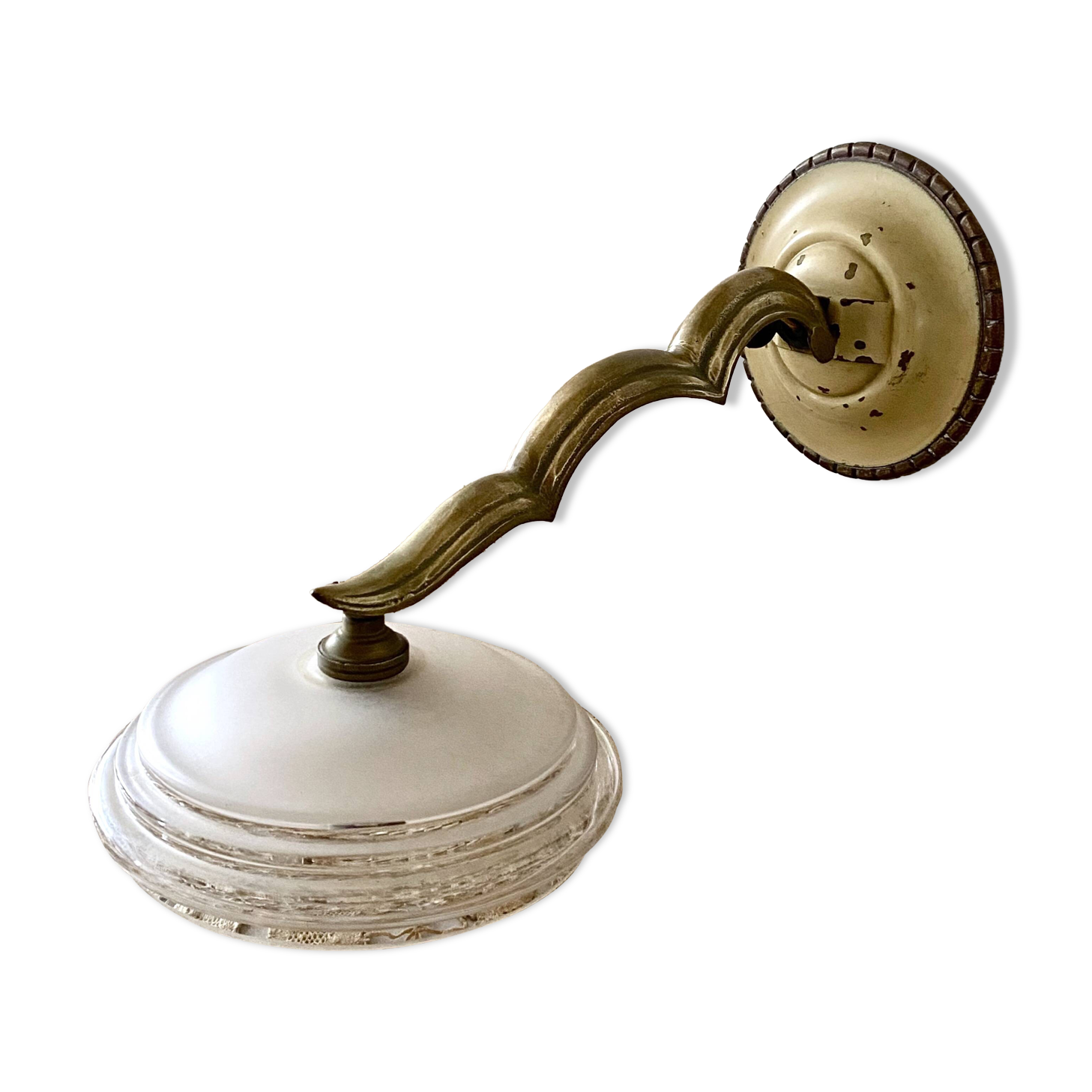 1930s bronze wall light