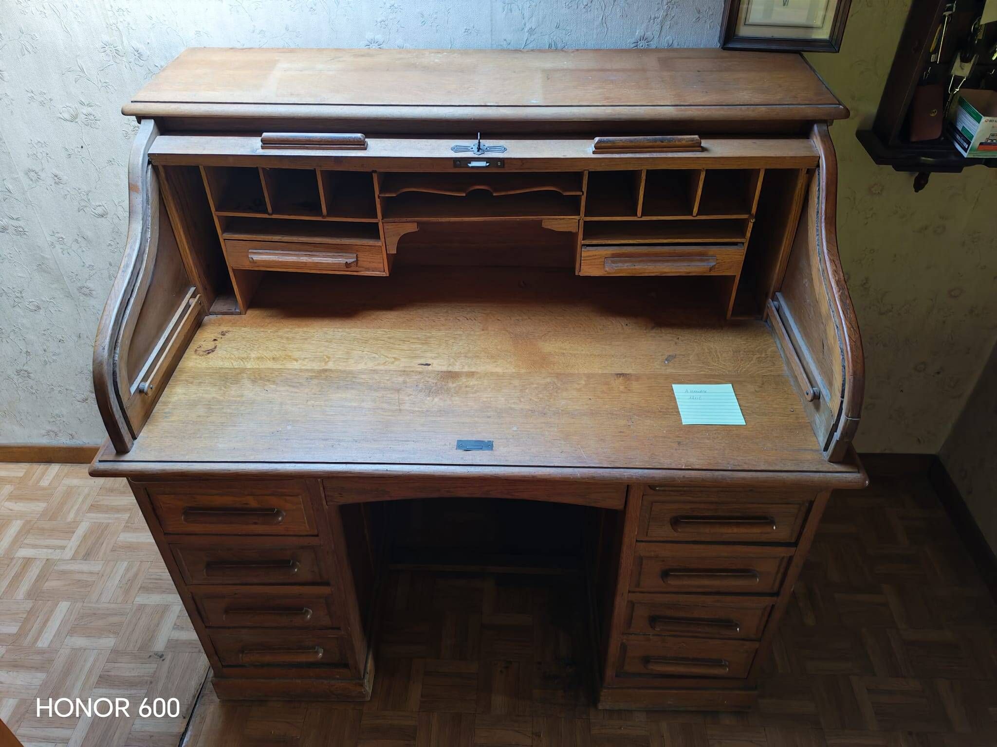 secrétaria ( authentique bureau américain à cylindre )