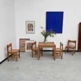 Pine table and “hongisto” chairs Ilmari Tapiovaara