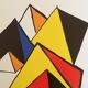 Alexander CALDER, Galerie Jacques Damas, Pyramides, 1980. Original exhibition poster