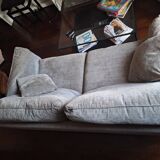 Canapé 2 places gris Duvivier