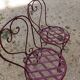Paire de chaises metal de jardin