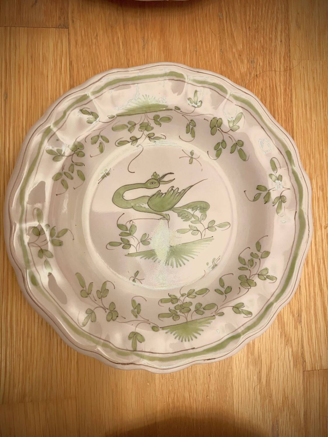 Set of 6 Earthenware Plates Martres Tolosane Moustiers Antique Tableware 19th Century