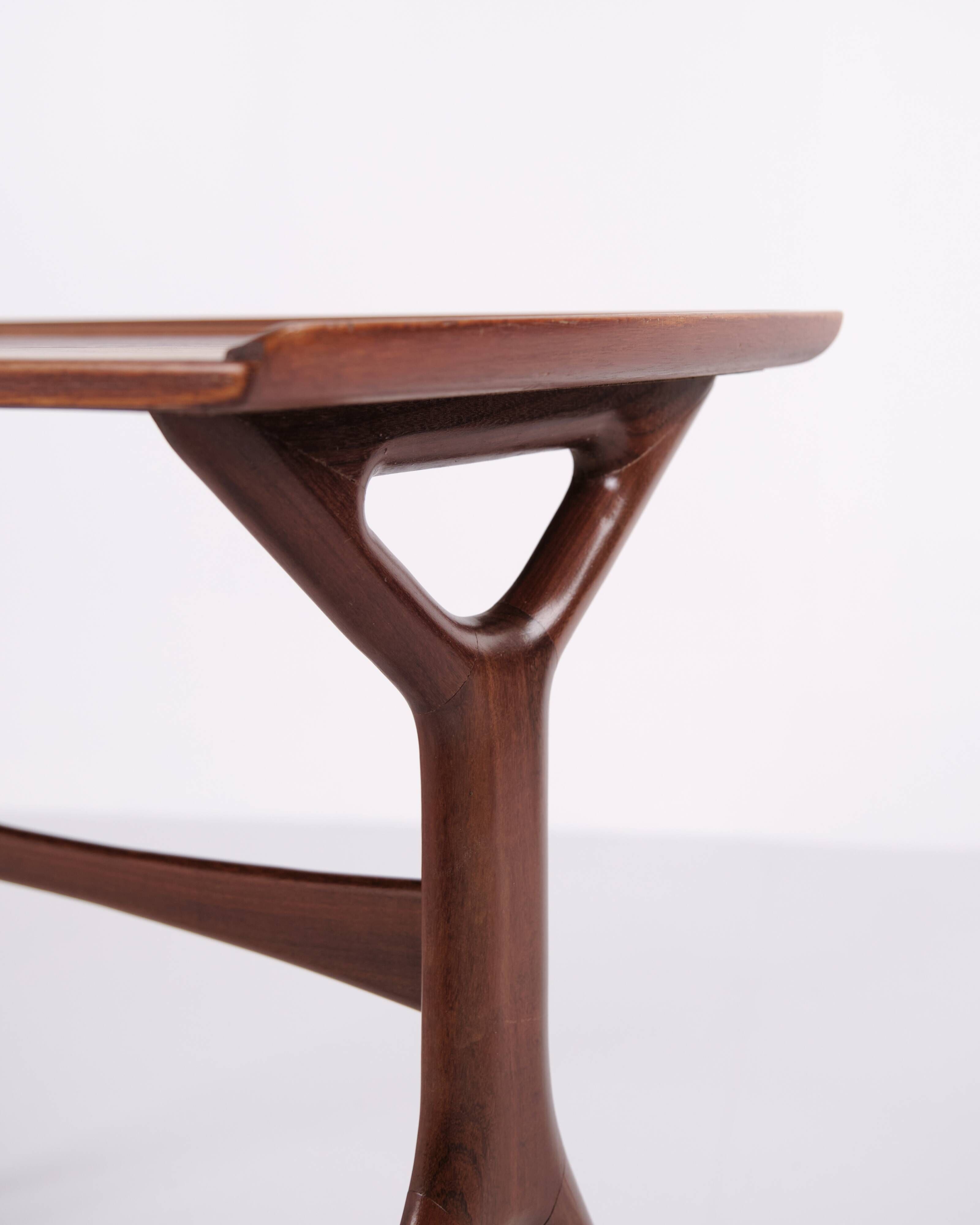 Side table - Teak wood - Danish design - Johannes Andersen - 1960s