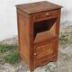 Pair of bedside tables sideboards one door one drawer in rustic fir art deco